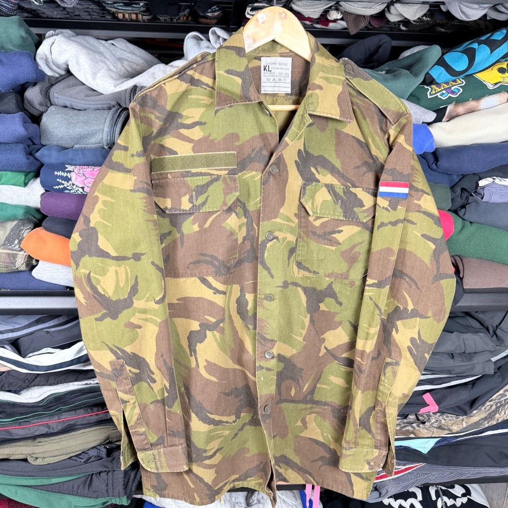 Lonneker Textiles‎ Dutch Military DPM Camo Field Shirt KL Medium long